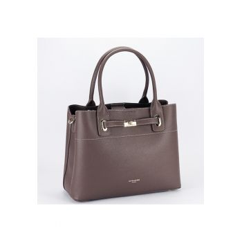 Geanta mare taupe inchis  CM7744 12 18170
