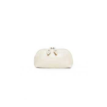 Portfard piele -  Solaresse - bej - 17 x 5 x 9 cm