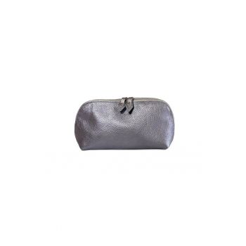 Portfard piele -  St. Tropez - gri sidef - 23 x 8 x 14 cm