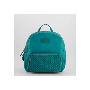 Rucsac din piele cu buzunar exterior - 49745