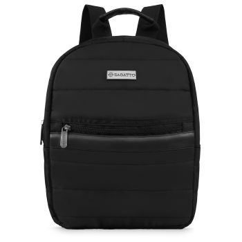Rucsac matlasat pentru femei - urban - de scoala - 31x25x10 cm - negru -  ZG778