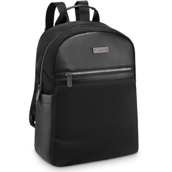 Rucsac urban dama - Negru - Fermoar dublu - Impermeabil - 35x27x15 cm - NERO - ZG845