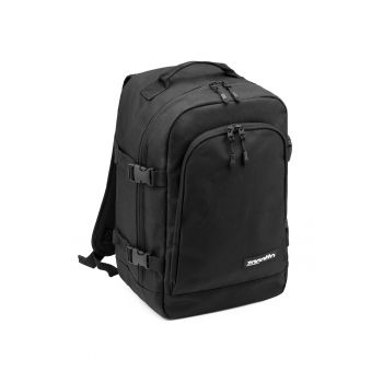 Rucsac voiaj - Negru - 40x20x25 cm - pentru avion - curele de compresie - atasabil la troler - 20L - ZG913