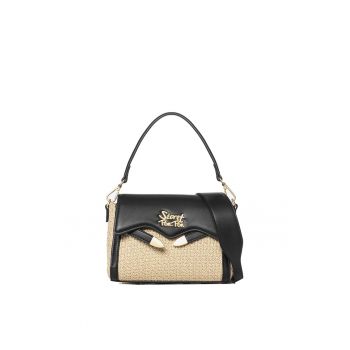 SECRET PON PON. - Geanta crossbody cu logo Eridana Nova