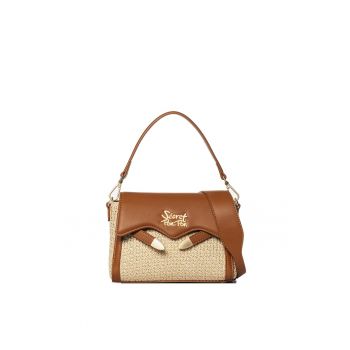 SECRET PON PON. - Geanta crossbody cu logo Eridana Nova