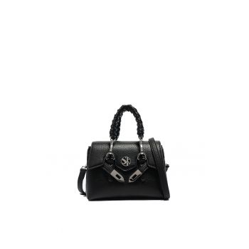 SECRET PON PON. - Geanta crossbody din piele ecologica Astrea