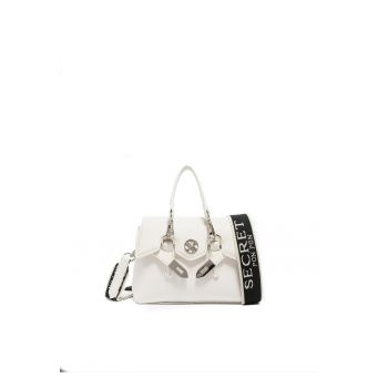 SECRET PON PON. - Geanta crossbody din piele ecologica Astrea