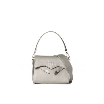 SECRET PON PON. - Geanta crossbody din piele ecologica cu clapa Iduna Lux