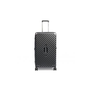 Troler mare extensibil  Trunk - 4 roți cu suspensii - negru - 79x45x37 cm