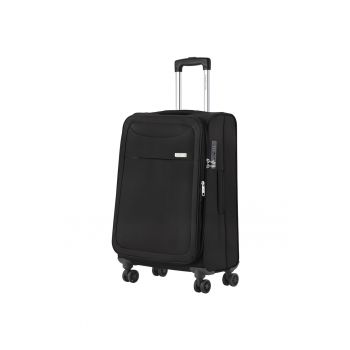 Troler mediu  Air - 66x42x27 cm - extensibil cu +20% capacitate - 2.8 kg - negru