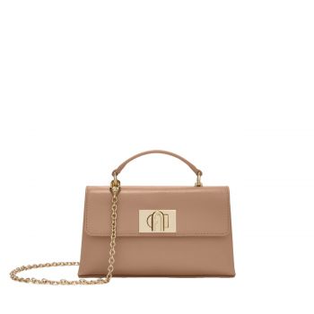 1927 mini crossbody top handle greige