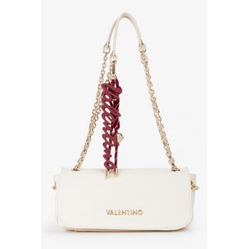 Geanta crossbody cu accesoriu logo detasabil