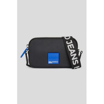 Geanta crossbody cu bareta logo
