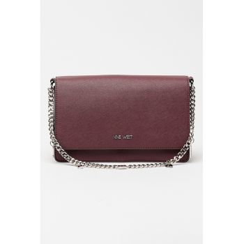 Geanta crossbody de piele ecologica cu maner din lant