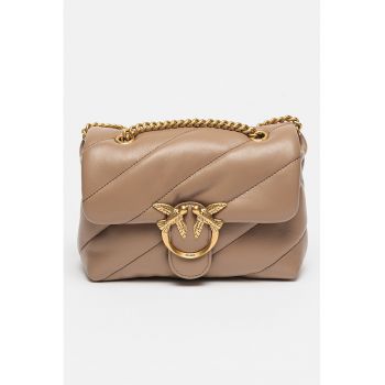 Geanta crossbody de piele Love Mini Puff