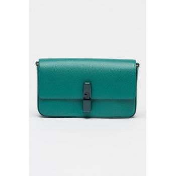 Geanta crossbody din piele cu clapa Iride