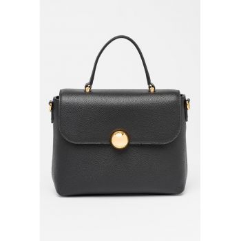 Geanta crossbody din piele cu maner fix Moonlight