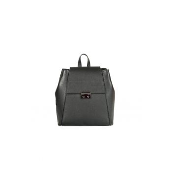 Geanta dama piele -  Aamina mica - negru - 27x12x27 cm