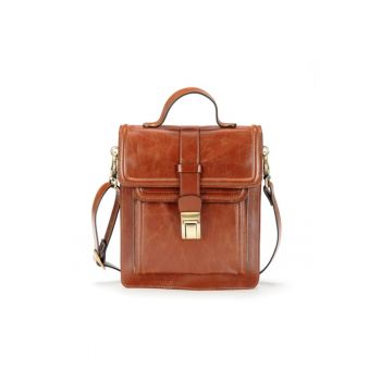 Geanta dama piele -  Borseta 1 - maro - - 22x10x26 cm