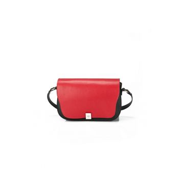 Geanta dama piele -  Cara - negru - 29x9x19 cm