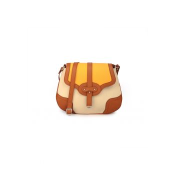Geanta dama piele -  Eduard 6 - multicolor - 33 x 5 x 27 cm