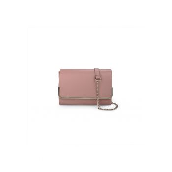 Geanta dama piele -  Laura 41 C rama - roz - 31 x 7 x 21 cm