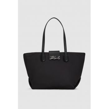 Geanta shopper cu logo metalic