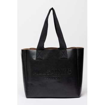 Geanta tote din piele cu logo