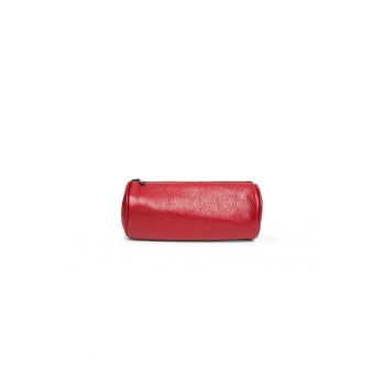 Portfard piele -  Skin - rosu - 20 x 9 x 9 cm