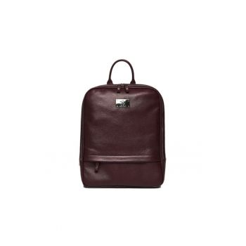 Rucsac dama piele -  2 - visiniu - 28 x 15 x 35 cm