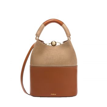 Sfera s bucket bag 23 cognac + deserto