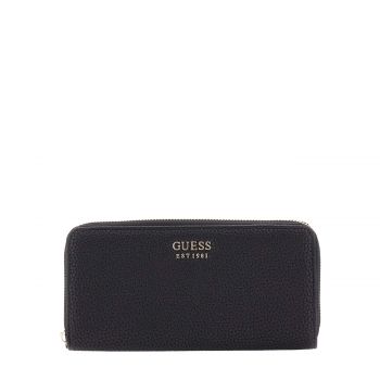 Brenton large zip around wallet black