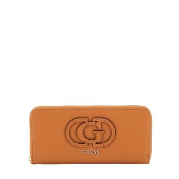 Calebra large zip around wallet cognac