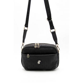 Geanta crossbody cu logo - Negru Geanta crossbody cu logo - Negru