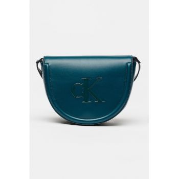 Geanta crossbody de piele ecologica cu clapa Geanta crossbody de piele ecologica cu clapa