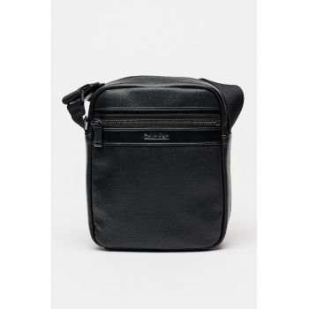 Geanta crossbody de piele ecologica cu fermoar