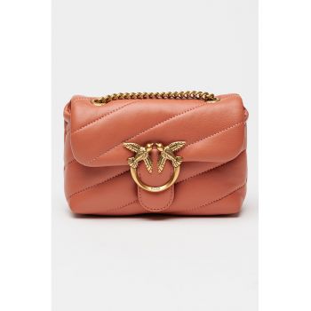 Geanta crossbody de piele Love Puff Baby. Geanta crossbody de piele Love Puff Baby.