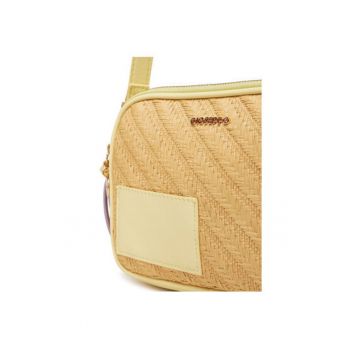 Geanta dama  75507-P - Sintetic - Bej/Galben Geanta dama  75507-P - Sintetic - Bej/Galben