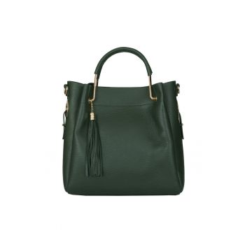 Geanta dama din piele naturala Fabiana cu model Geanta dama din piele naturala Fabiana cu model