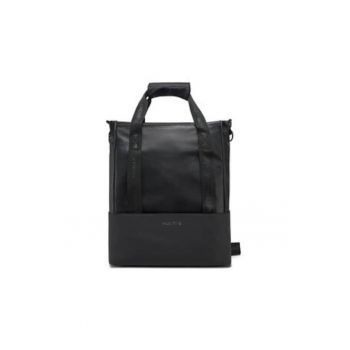 Geanta dama  neagra - din material plastic Geanta dama  neagra - din material plastic