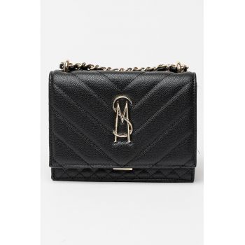 Geanta de piele ecologica cu aspect matlasat Amara Geanta de piele ecologica cu aspect matlasat Amara