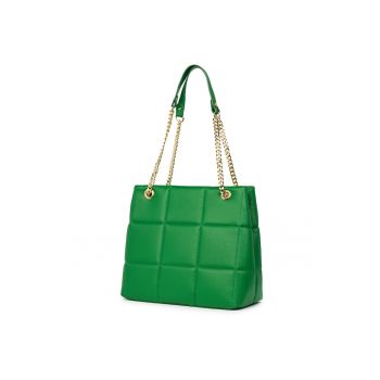 Geanta din piele matlasata Azaleea Geanta din piele matlasata Azaleea