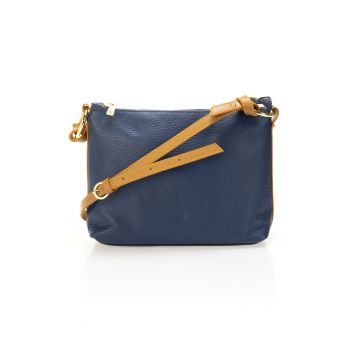 Geanta dreptunghiulara crossbody din piele