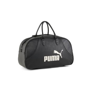 Geanta duffle din piele ecologica cu logo si model unisex