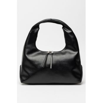 Geanta hobo de piele lacuita Iva