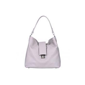 Geanta piele naturala Loredana gri Geanta piele naturala Loredana gri