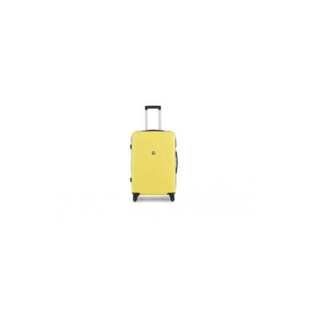Troler  model T5619-4 - galben - dimensiuni medii Troler  model T5619-4 - galben - dimensiuni medii