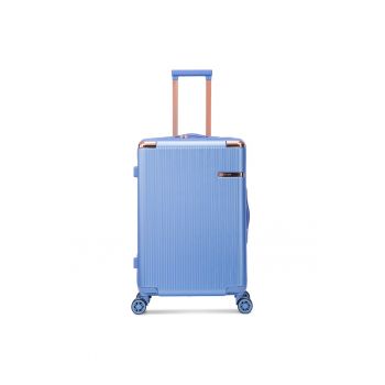 Troler  model T5915-5 - mare - albastru - din material plastic Troler  model T5915-5 - mare - albastru - din material plastic