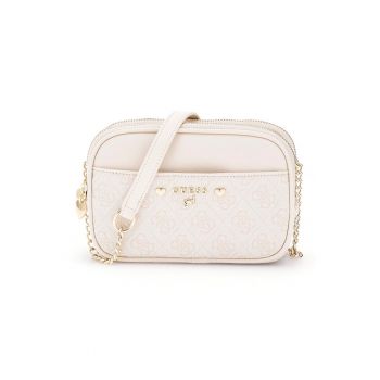 Geanta crossbody de piele ecologica cu doua compartimente Geanta crossbody de piele ecologica cu doua compartimente