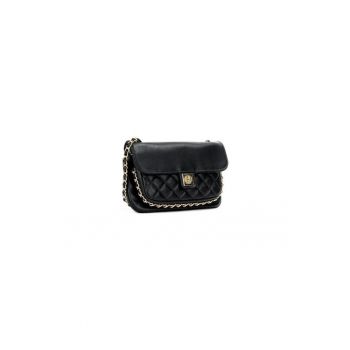 Geanta dama  305117250 - Piele ecologica - Negru Geanta dama  305117250 - Piele ecologica - Negru